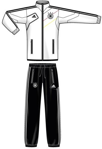 X37494|Adidas DFB Presentation Suit White|7