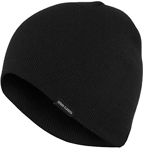 URBAN CLASSICS Basic Beanie, black