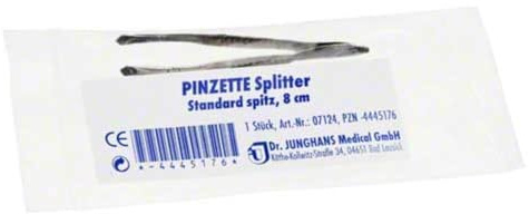 PINZETTE Splitter spitz 8 cm 1 St