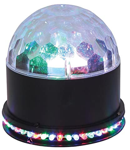Ibiza UFO-ASTRO-BL Double Effet de lumière à LED RVB Noir