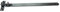 Premium Ladenbänder verzinkt mit Kloben verstellbar um 30 mm für Zauntor Länge 1000 mm x Breite 40 mm