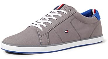Tommy Hilfiger Herren Vulcanized Sneaker Schuhe, Grau (Steel Grey), 43 EU