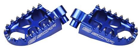 SCAR Repose cale pied Evolution Compatible avec YAMAHA 65 85 125 250 400 450 YZ YZF YZ-F WRF TENERE700 97-22 - Bleu