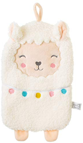 Sass & Belle Lima Llama Wärmflaschen, Polyester, weiß, Einheitsgröße