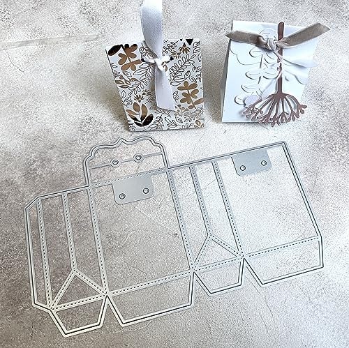 Stanzschablone/ Cutting dies komplette Geschenkbox Schachtel A4, erst benutzbar ab Stanzmaschinen im DIN A4 Format, Stanzmaß 24,5 x 16,5 cm, Box fertig ist 7x10x4,5 c