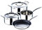 Masterpro Topfset Triply Edelstahl Silberfarben (6 pcs)