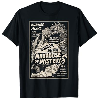 Vintage Halloween Monsters Slasher Horror Movie Horror Show T-Shirt