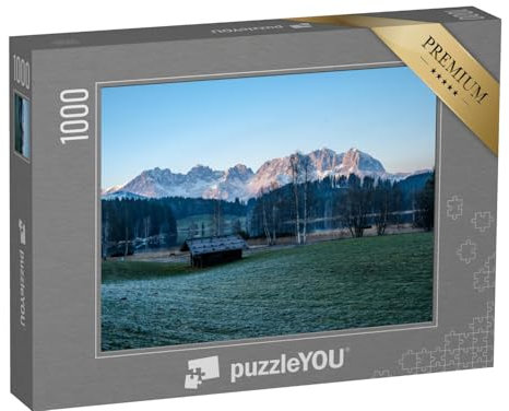 puzzleYOU: Puzzle 1000 Teile „Schwarzsee mit Blick auf den Wilden Kaiser“ – aus der Puzzle-Kollektion Wilder Kaiser