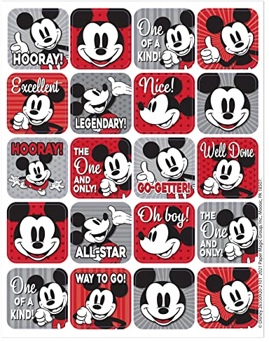 Mickey Mouse® Throwback Theme Stickers, Pack of 120