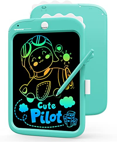 KOKODI Kids Toys for 3 4 5 6 Years Old Boys Dinosaurs Gifts, 10 Inch LCD Writing Tablet Toddler Drawing Board, Birthday Gift Educational, Doodle Scribbler Pad Colorful Waterproof Travel