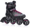 TEMPISH Damen Wox Lady Inline Skates, Schwarz/Grau/Rasperry, 40