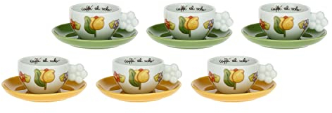 THUN - Set Regalo Sei tazzine Happy Country