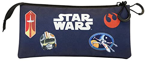Star Wars Pilot-FAN Dreifach Federmäppchen, Dunkelblau