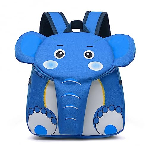 Kinderrucksack Kindergarten Rucksack Kinder Baby Jungs Schulrucksäcke Wasserdicht Atmungsaktiv für Vorschule Tagesrucksack (Elefant)