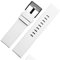 BONOOL Lederuhrenarmbänder DZ1657 DZ1405 DZ120 Uhrenarmband Herren-Armbanduhrbänder 26 mm 28 mm 30 mm 22 mm 24 mm Passend für Diesel-Uhrenarmband (Farbe: Weiß-Schwarze Schnalle, Größe: 28 mm)