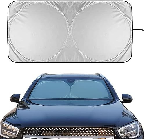 Auto Windschutzscheibe Sun Shade für Toyota iQ/Ist/Izoa/Matrix/Passo/Porte/Prius/Urban Cruiser/Vitz/Wigo/Yaris, Vordere Sonnenschutz Sonnenblende Blockiert Strahlen HäLt Das Fahrzeug