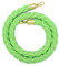 Personenleitsystem Absperrkordel Grünes Samtseil Geflochten, Rungenseil, VIP-Hängeseile mit Polierten Haken, Massenkontrolle-Sperrseil, Gedrehtes Hanfseil für Party ( Color : Light Green-Gold Hook , S