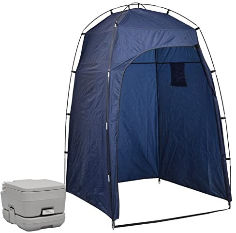 Rantry Portable Camping Toilet with Tent 10+10 L 349 Portable Toilets & Showers
