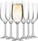 Krosno GEMA Bicchieri da champagne e spumante | Design classico | Set da 6 pezzi | 210 ML | Vetro con calice largo | Vetro trasparente | Per casa, ristorante e feste | Lavabile in lavastoviglie