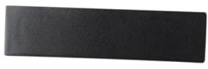 Amosfun Japanese Style Ceramic Sushi Plate Long Strip Black Serving Tray for Appetizers Decorative Sushi Dishes Suitable for Home and Restaurant Use