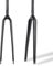 Forcella Rigida in Fibra di Carbonio 700C 25,4 mm 1 Pollice Tubo Dritto Forcella per Bici da Strada sgancio rapido 9X00 mm C Freno Forcella Anteriore per Bici (Nero Opaco, UD)