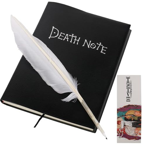 XTDMJ Death Note Buch, Death Note Merch Date Notizbuch Basics Planungsnotizbuch Heft liniert Death Note für Cosplay Fans von Anime Büro Schulgeschenke Studenten