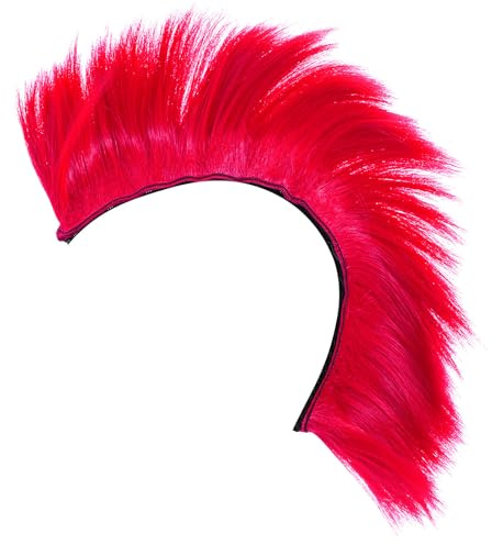 Party Feiertagsperücke Rosa, Cosplay Kostümzubehör für Damen und Herren | Leicht, Hautfreundlich und Angenehm zu Tragen, für Party und Professionelle Bühne, Leuchtende Farbe, Flauschig