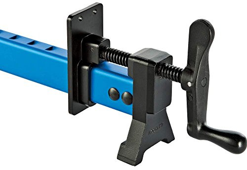 Sure-Foot 36” Bar Clamps for Woodworking - Lightweight Aluminum Bar Clamp for General Use - Built-In Clamp Hook Locks, Fits up to 3/4” Material, Stable Grip & Wide Foot