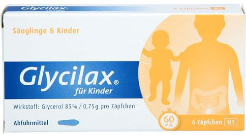 Glycilax für Kinder Zäpfchen, 6 St.
