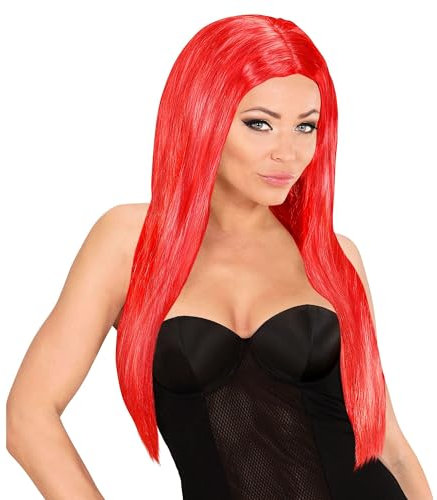 W WIDMANN MILANO Party Fashion 06755 - Perücke Glamour, rot, Every Night Party Fashion, Karneval, Mottoparty