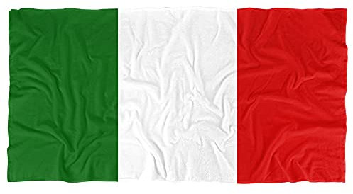 Trevco Strandtuch mit italienischer Flagge, offizielles Lizenzprodukt, 76,2 x 152,4 cm