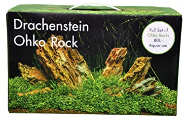 AQUADECOR Drachenstein 80L Aquarium für Süßwasserfische