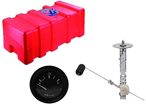 Saarwebstore Bootstank Benzintank Kraftstofftank Tank mit Tankgeber inkl. Anzeige wählbar von 33l bis 140l Größe 70l