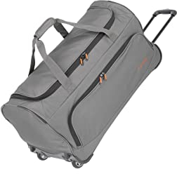 travelite Trolley Reisetasche mit Rollen, Sporttasche Basics Fresh, Weichgepäck Rolltasche groß im sportlichen Design, 71 cm, 89 Liter