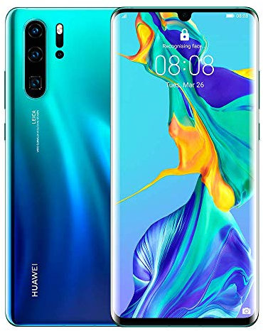 Huawei P30 Pro 128GB+8GB RAM (VOG-L29) Smartphone GSM 40MP LTE sbloccato in fabbrica (versione internazionale, nessuna garanzia negli Stati Uniti) (Aurora)