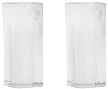 Tubayia 2 Stück Wandbehang Glasvase Glas Blumenvase Wandvase Dekoration für Zuhause, Büro