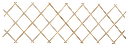 Scherenzaun, 5 Stk. Tannenholz 180x60 cm, erweiterbar, für Garten, Blumenbeete, Gehwege