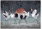 Fototapete Vögel Kranich Japan Asien Orient Wohnzimmer Schlafzimmer Vlies Tapete Wandtapete Latexdruck UV-Beständig Geruchsfrei Hohe Auflösung Montagefertig (14154, V8 (368x254 cm) 4 Bahnen)