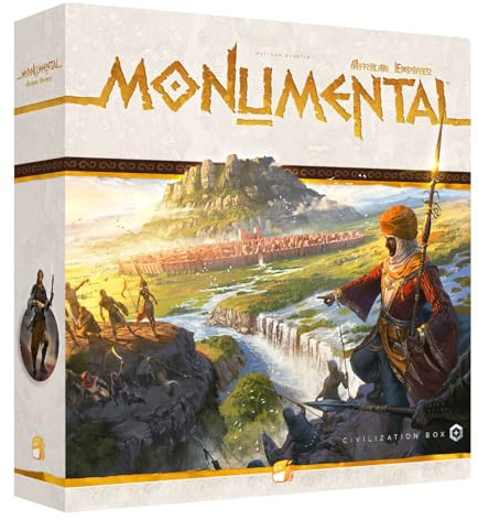 Erweiterung Monumental African Empires - Civilization & Deckbuilding Brettspiel, Alter 10+, 1-5 Spieler, 90-120 min