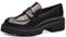 MARCO TOZZI Damen Loafer mit Plateau Klassisch, Braun (Mocca Patent), 39