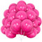 30 Pezzi Palloncini Rosa lattice Fucsia Opaco da 12 Pollici per Ragazze Donne Ragazzi Festa di Compleanno Matrimonio Bridal Baby Shower Fidanzamento Anniversario San Valentino Decorazioni Accessori