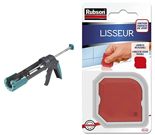 wolfcraft 4352000 Pistolet à Cartouche Mécanique MG 200 ERGO | Cartouches de 310 ml | Pression de 130 kg | Stop Goutte Automatique & Rubson