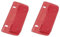 Wedo 67802 Taschenlocher (aus Kunststoff zum Abheften für 8 cm Lochung, mit 12 cm Skala) rot (Packung mit 2)
