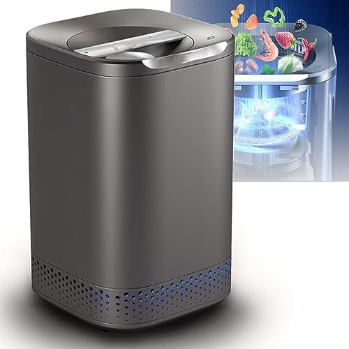 Compostiera Elettrica da Cucina, Compostiera da Cucina Intelligente per Rifiuti, Contenitore per Compostaggio Domestico, Ciclatore Automatico per Rifiuti Alimentari da Banco,220V