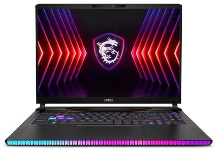 MSI Raider GE68HX 16” 144Hz MiniLED UHD+ Gaming Laptop: Intel Core i9-14900HX, NVIDIA Geforce RTX 4070, 32GB DDR5, 2TB NVMe SSD, Thunderbolt 4, Cooler Boost 5, Win 11 Home: Black 14VGG-247US