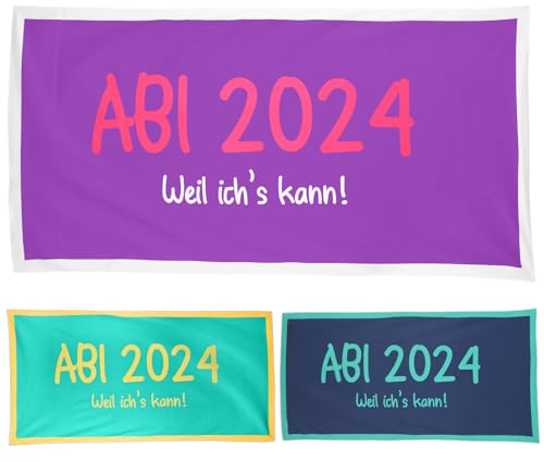 CHCAES Abitur 2024 Geschenke Badetuch Abi 2024 Handtuch Strandtuch 80x160cm Strandlaken Pool Strandtücher Duschtuch Badehandtuch Lila für Abschlussfahrt Geburtstag Dusche Schwimmen