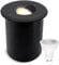 SSC-LUXon JUAVI Bodeneinbauleuchte aussen IP67 LED - Bodenstrahler schwarz matt 230V befahrbar - inkl. GU10 LED Lampe 6W warmweiß