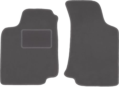 Wielganizator Automatte – Passend für Volkswagen Golf III Cabrio, Fließheck, Kombi 1993-2002 – Velours – Autozubehör - Auto Fußmatten – Fußmatte Auto – 2-teilig - Graphit