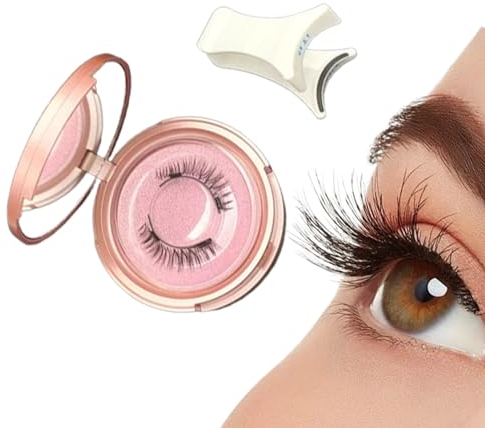 YANINEE Magnet Wimpern Ohne Eyeliner, Magnetic Lashes, Magnetische Eyelash ohne Kleber mit Zange Wiederverwendbare Wasserdichtem Langlebigem