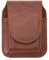 Tissting Feuerzeugtasche Leder Feuerzeugetui Halter 7,5cm Feuerzeug Aufbewahrungstasche mit Magnetschnalle, Feuerzeugschlitz für Damen und Herren Braun